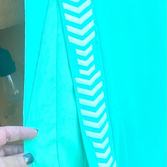 SzL-English rose mint & white micro mini dress - Picture 3 of 4